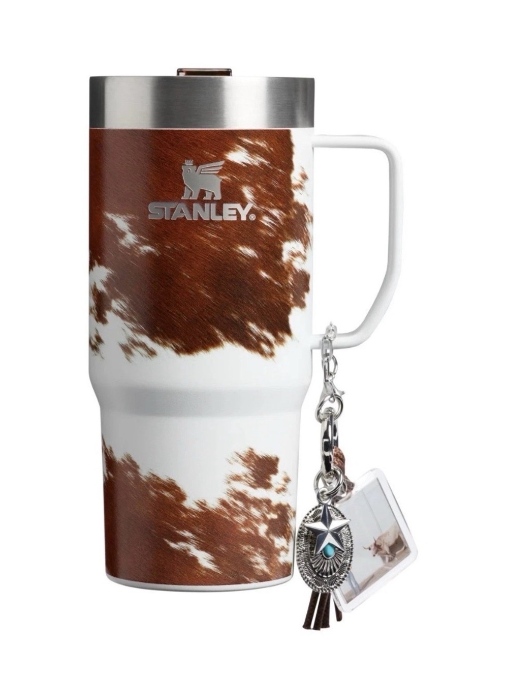 Kacey Musgraves x Stanley 1913 Suburban Mug 16 OZ Cow Print Branded Charms